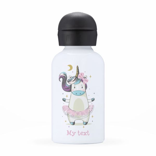 Labels Folies : Children's personalized insulated water bottle - Girl and  unicorn