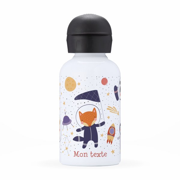 Children's personalized insulated water bottle - Astronaut animals