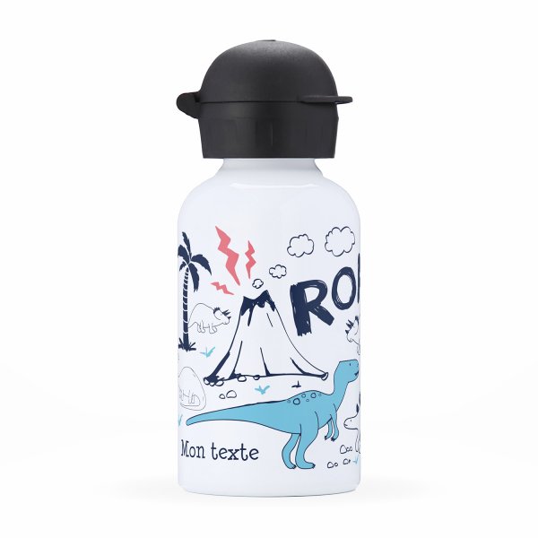 Children's personalized insulated water bottle - Dinosaurs