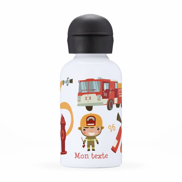 Children's personalized insulated water bottle - Firefighters