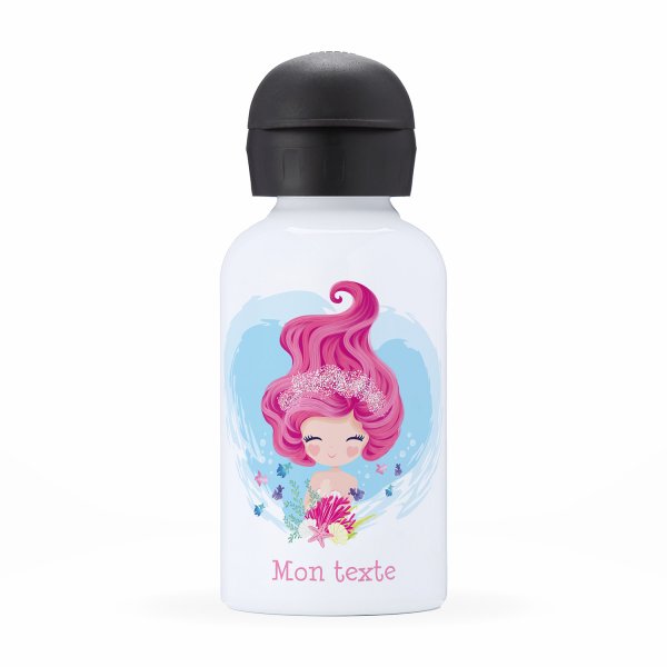 Children's personalized insulated water bottle - Ocean mermaid