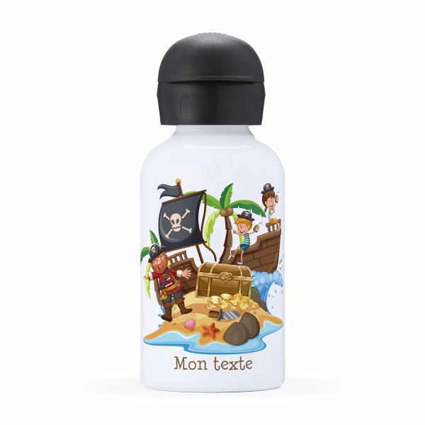 Children's personalized insulated water bottle - Pirates