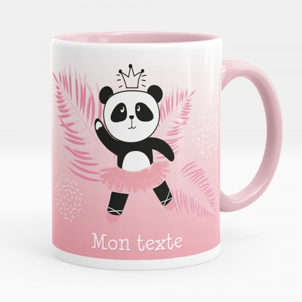 Personalized cup - Ballerina panda