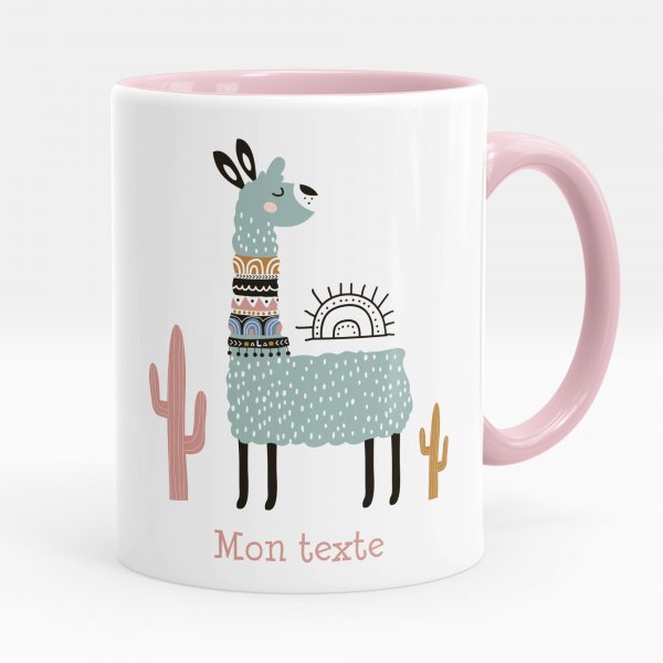 Personalized cup - Llama and cactus