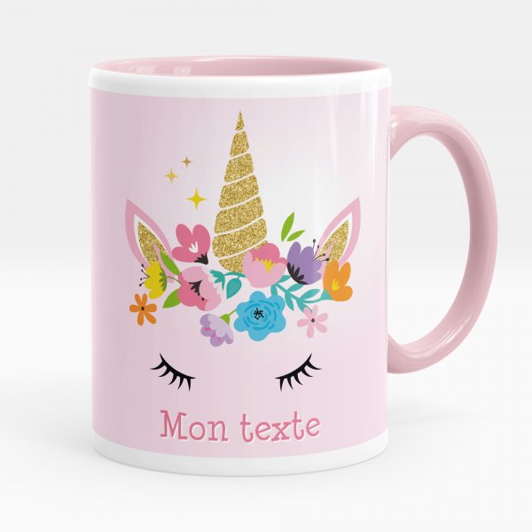 Personalized cup - Magical unicorn