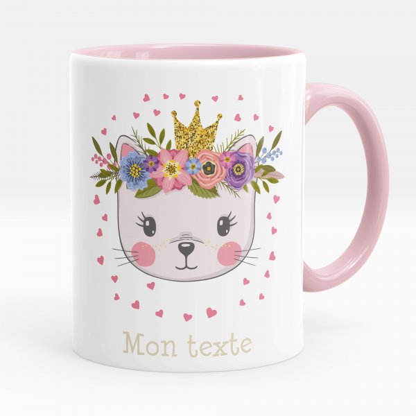 Personalized cup - Princess kitten