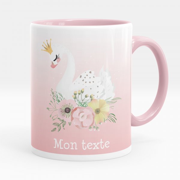 Personalized cup - Swan