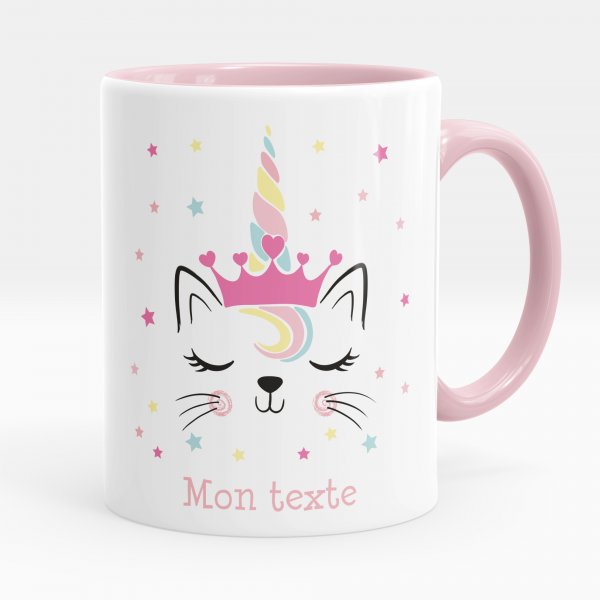 Personalized cup - Unicorn cat