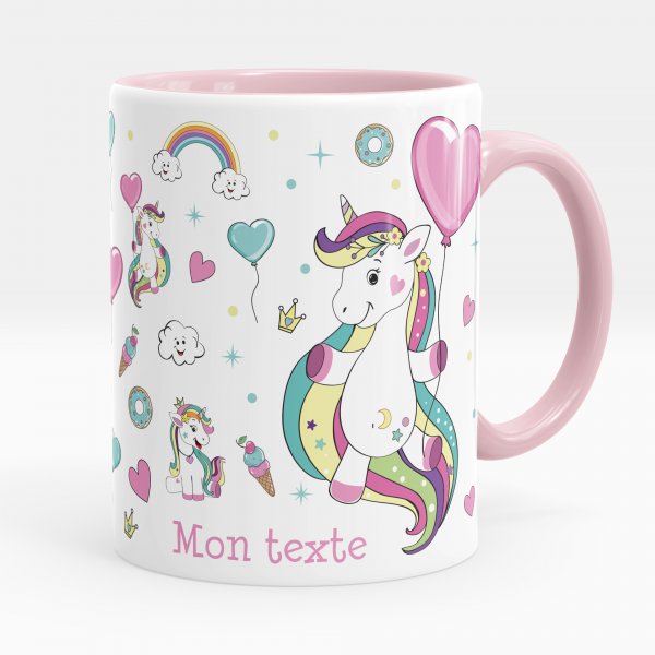 Personalized cup - Unicorns