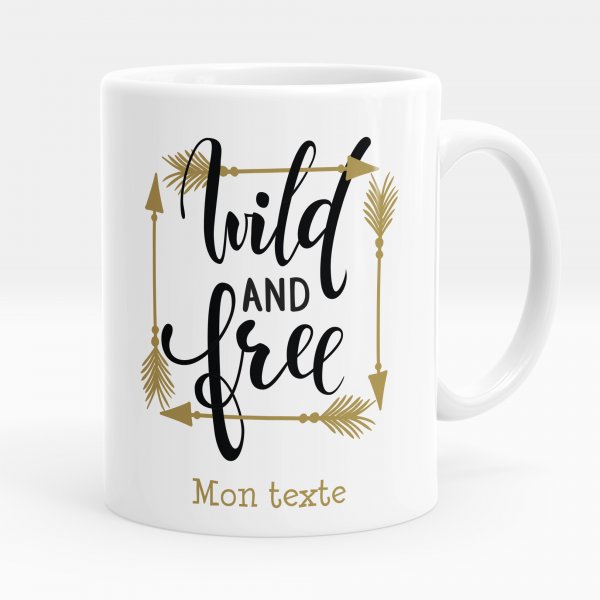 Personalized cup - Wild and Free