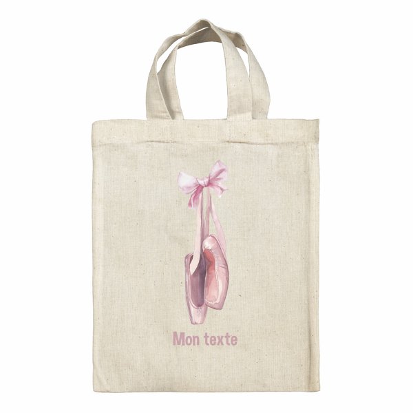 Personalized lunch box tote bag - Ballet shoes