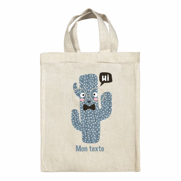 Personalized lunch box tote bag - Cactus