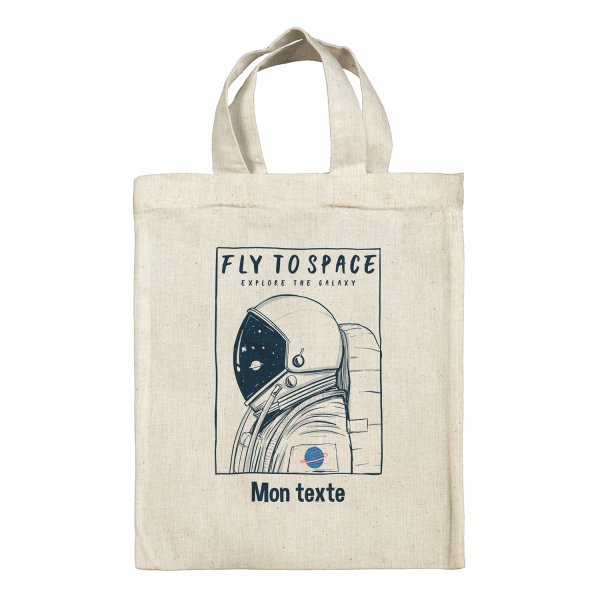 Personalized lunch box tote bag - Fly to space