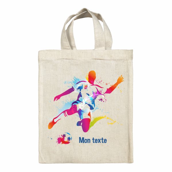 Personalized lunch box tote bag - Footballer