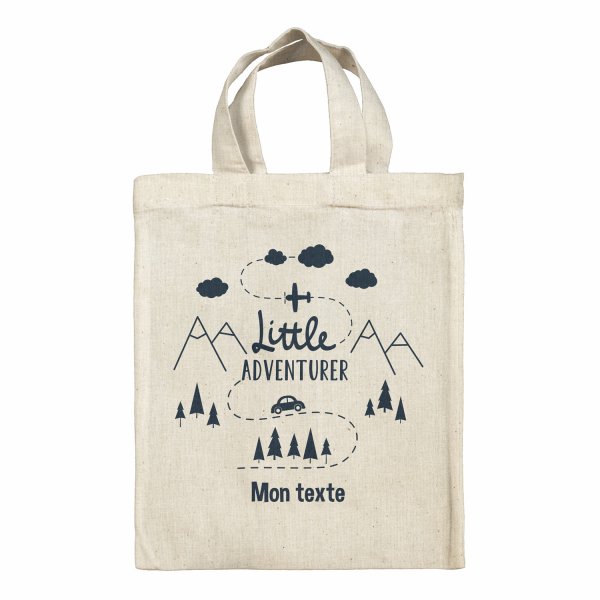 Personalized lunch box tote bag - Little adventurer