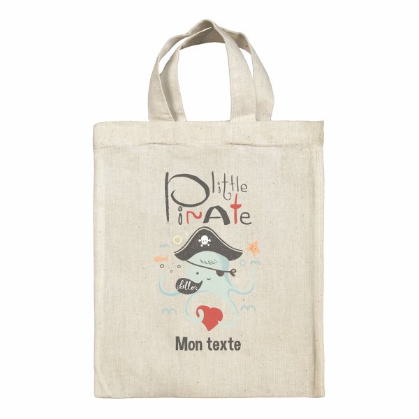 Personalized lunch box tote bag - Little pirate