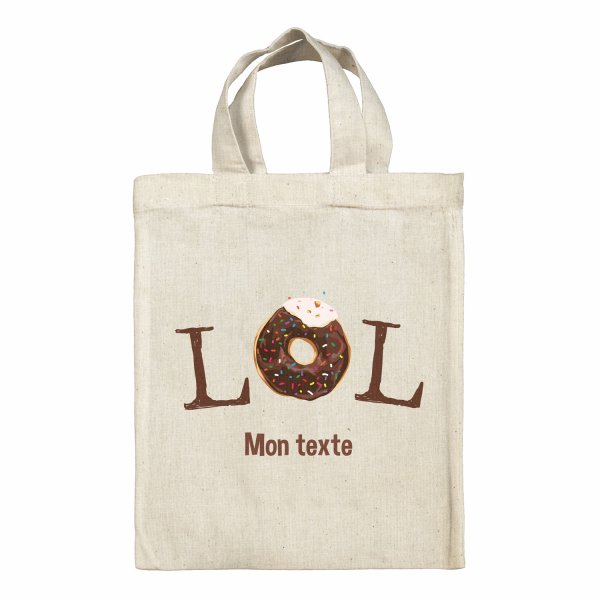 Personalized lunch box tote bag - LOL