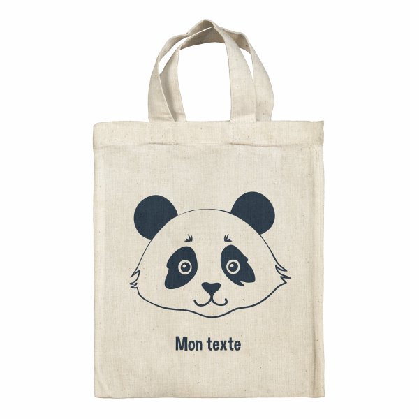 Personalized lunch box tote bag - Panda