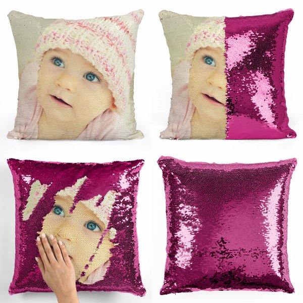 Photo Upload Sequin Magic Cushion / Pillow